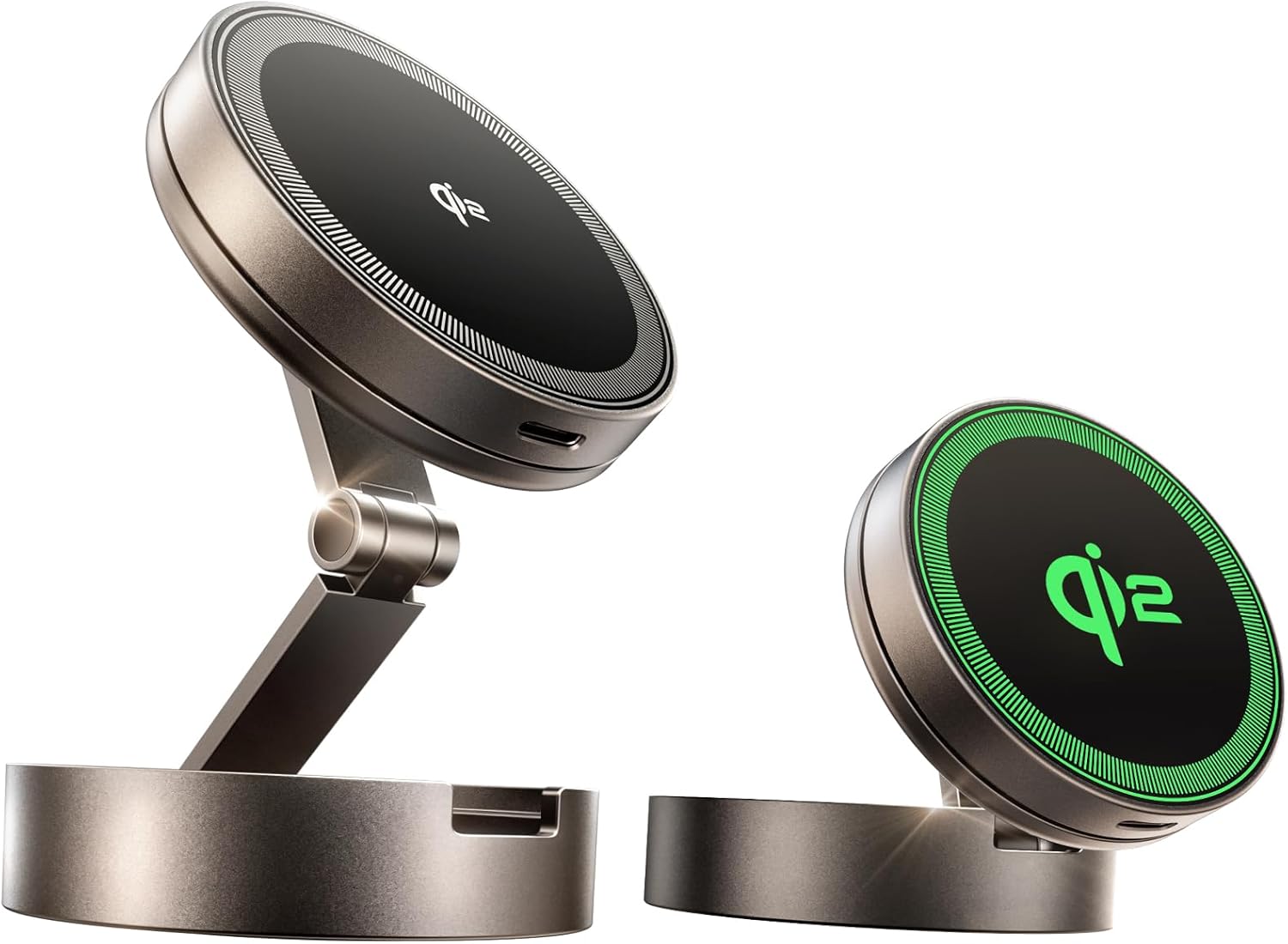 15W MagSafe Car Mount Charger for iPhone & Galaxy