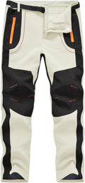 TBMPOY men's thermal hiking pants designed for snowy conditions