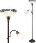 70in Floor Lamp for Living Room and Bedroom - Vintage 2-Head Reading