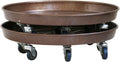 16in Round Plant Stand with Lockable Wheels - Heavy Duty 420lbs