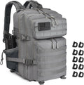 Gray Military Tactical Backpack 45L for Men - Durable 40L Rucksack