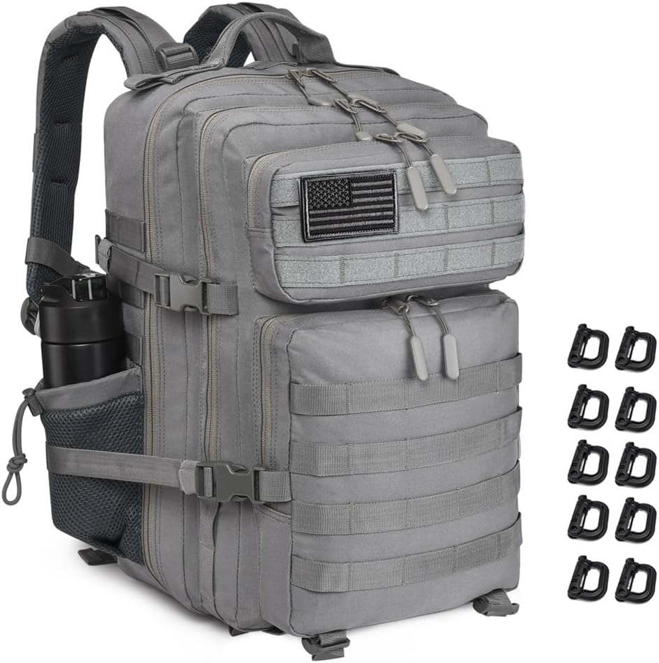 Military Tactical Backpack 45L for Men - Versatile Hiking Rucksack