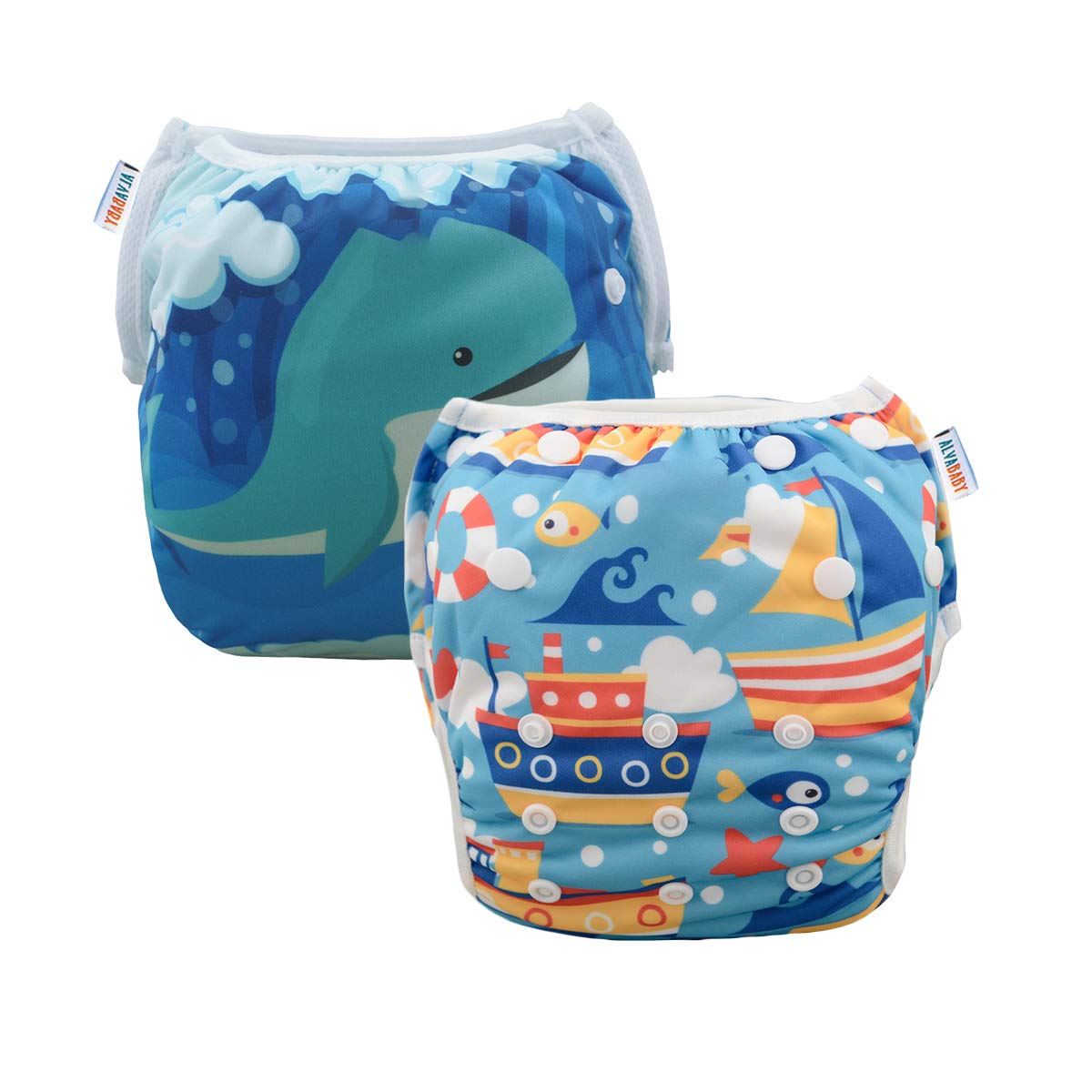 ALVABABY Reusable Swim Diapers - Perfect for Baby Swim Lessons! SWD36-41