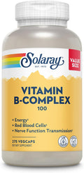 SOLARAY Vitamin B Complex 100 mg - Energy, Nerve & Immune Support