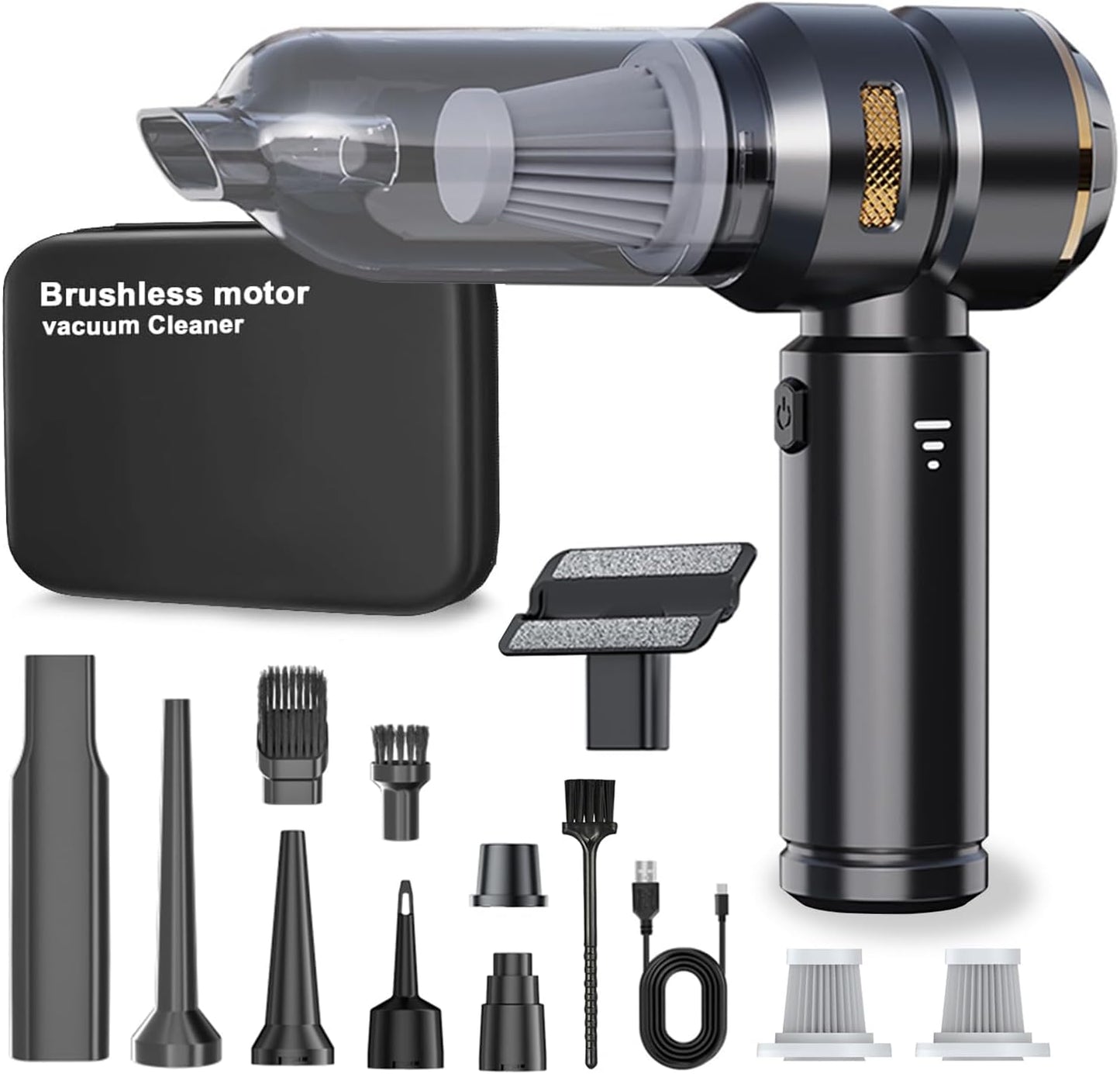 Powerful Rechargeable Car Vacuum - Lyiazsoy