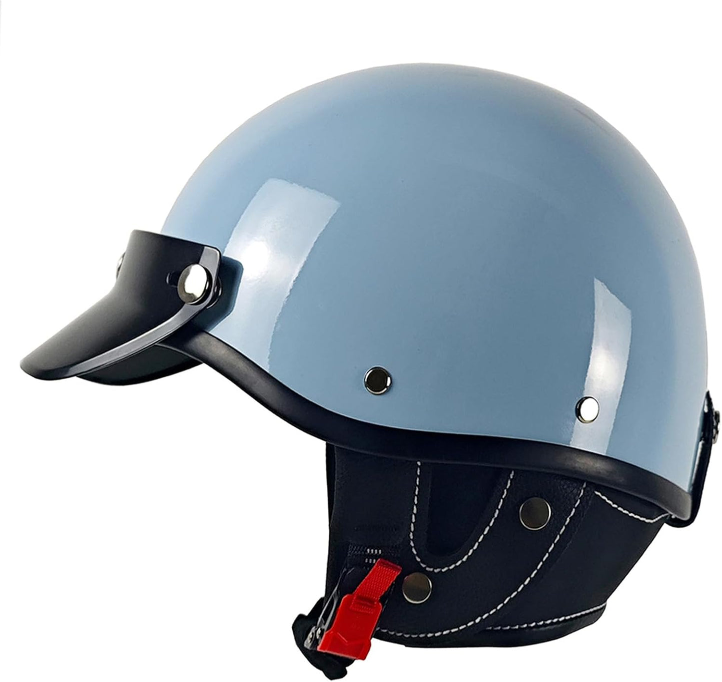 Half Motorcycle Helmets Retro Open Face for Safe Riding Comfort