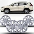 Winjet 17 in Hubcaps for 2014-2020 Nissan Rogue - Snap On Set of 4