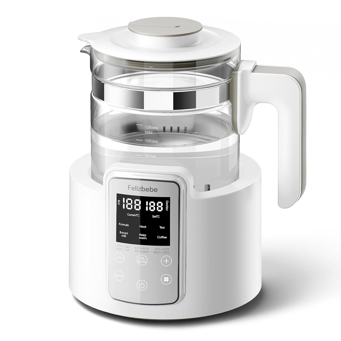 Instant Water Warmer for Baby Formula with Accurate Control