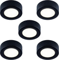 LUMILAND Wired LED Puck Lights 120V - Warm White Under-Cabinet