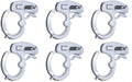 Micro Cable Clics (Pack of 6) - Compact Cable Management for Small