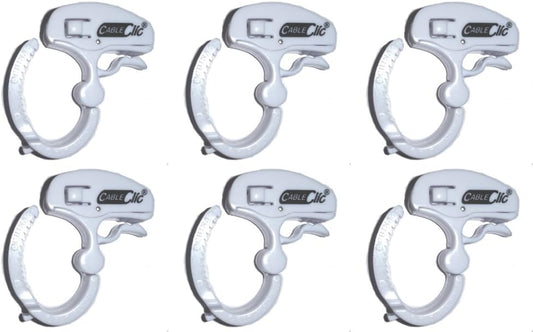 Organize with Ease: Cable Clic Micro Clips (Pack of 6)