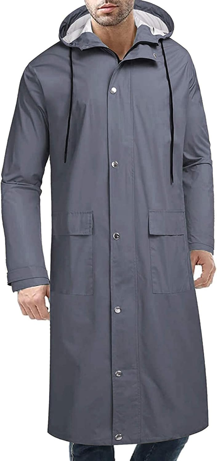 COOFANDY Men's Waterproof Lightweight Rain Jacket for All Seasons