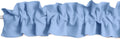 Solid Poplin Sleeve Topper Window Valance - Light Blue 120in