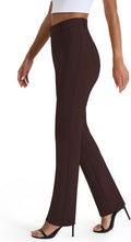 Women's Stretchy Straight Leg Dress Pants with Pockets