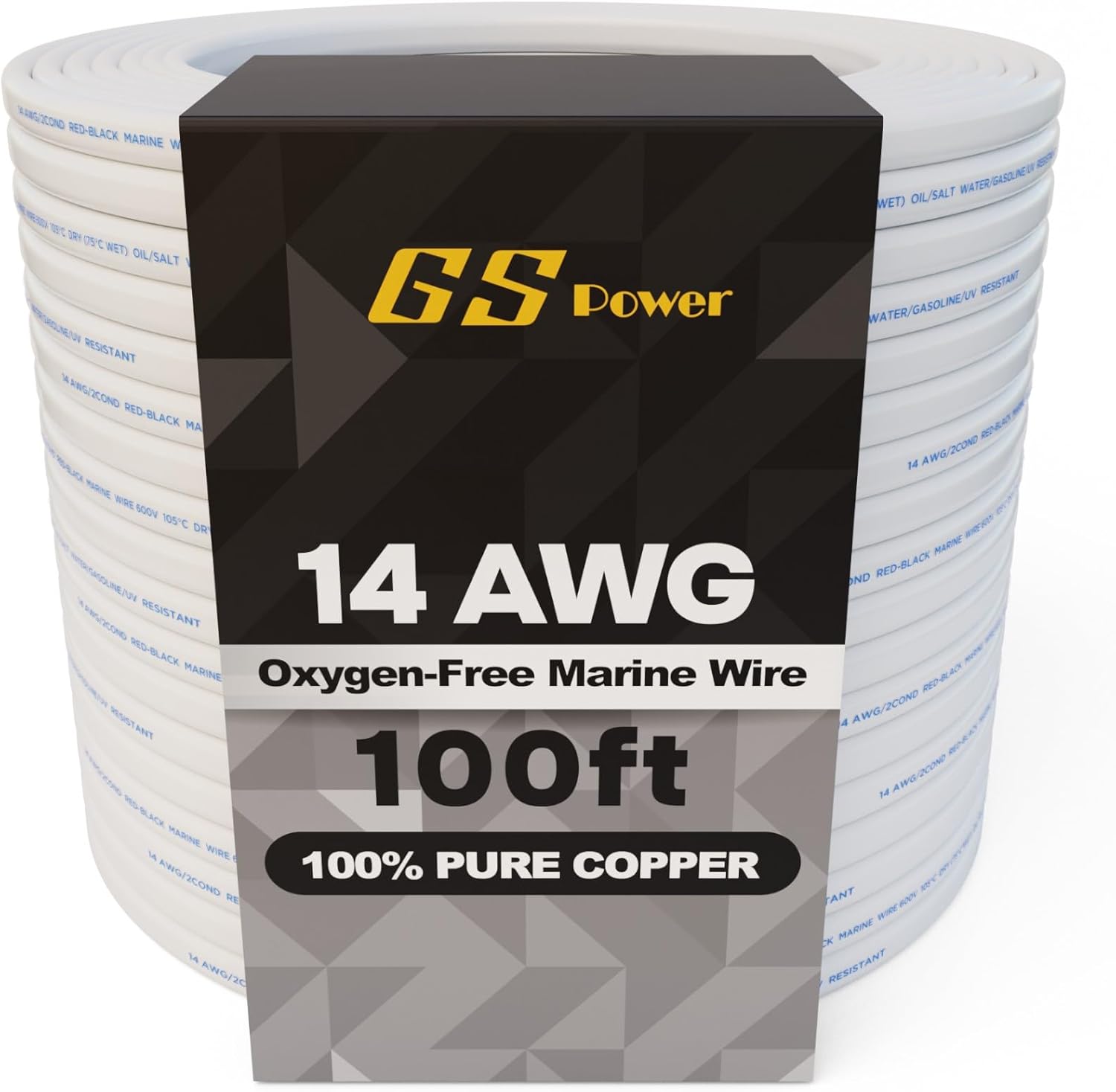 GS Power 100 Ft Duplex Marine Wire for Boat and RV Wiring