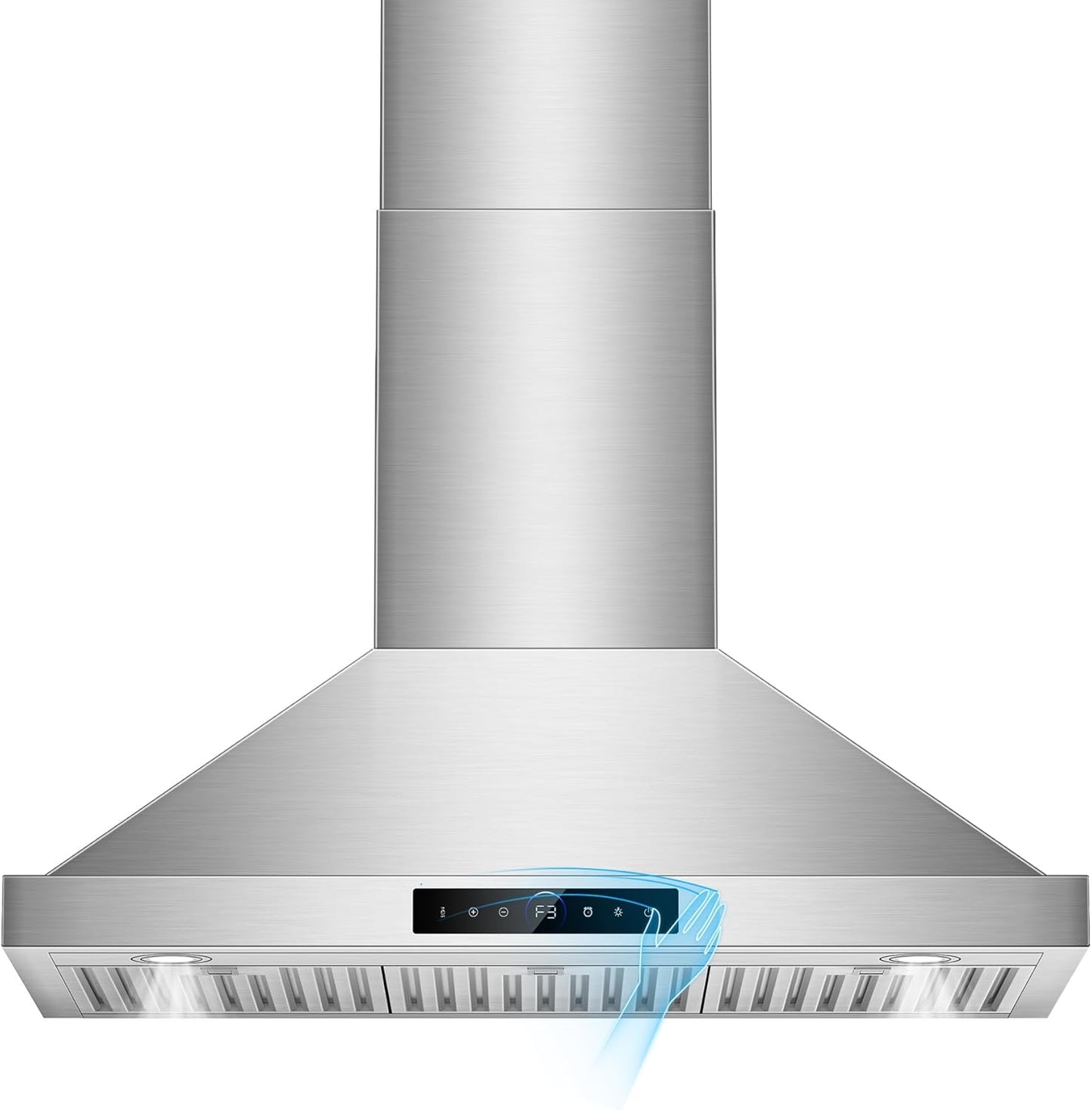 36 inch Range Hood Wall Mount with 1200 CFM Powerful Suction