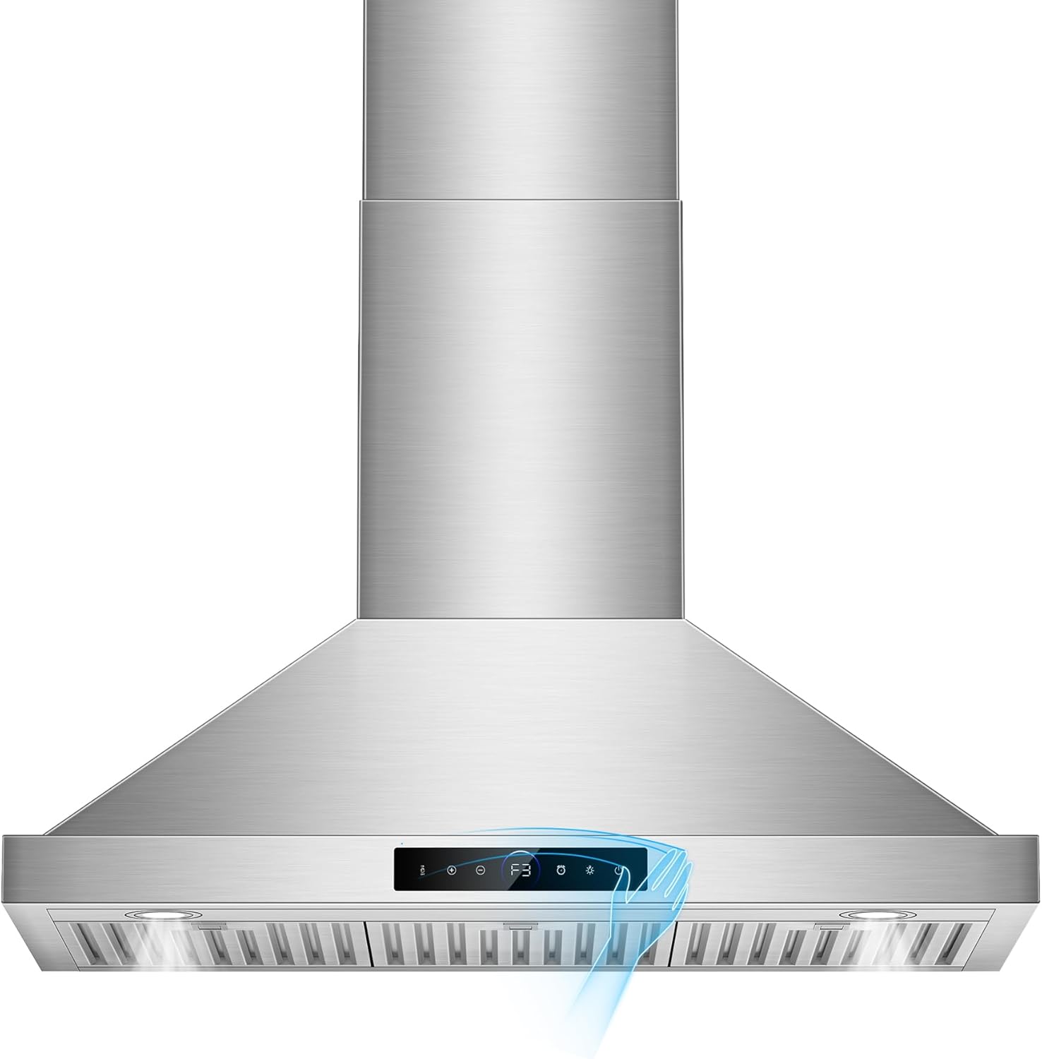 36 inch Range Hood Wall Mount with 1200 CFM Powerful Suction