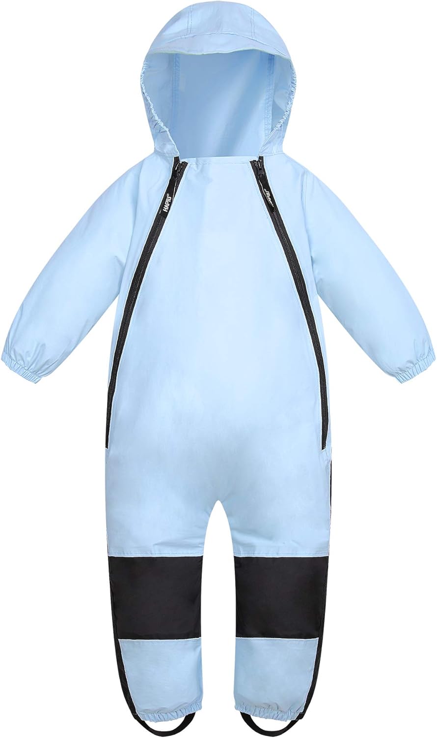 HAPIU Kids Toddler Rain Suit Waterproof Coverall for Playtime