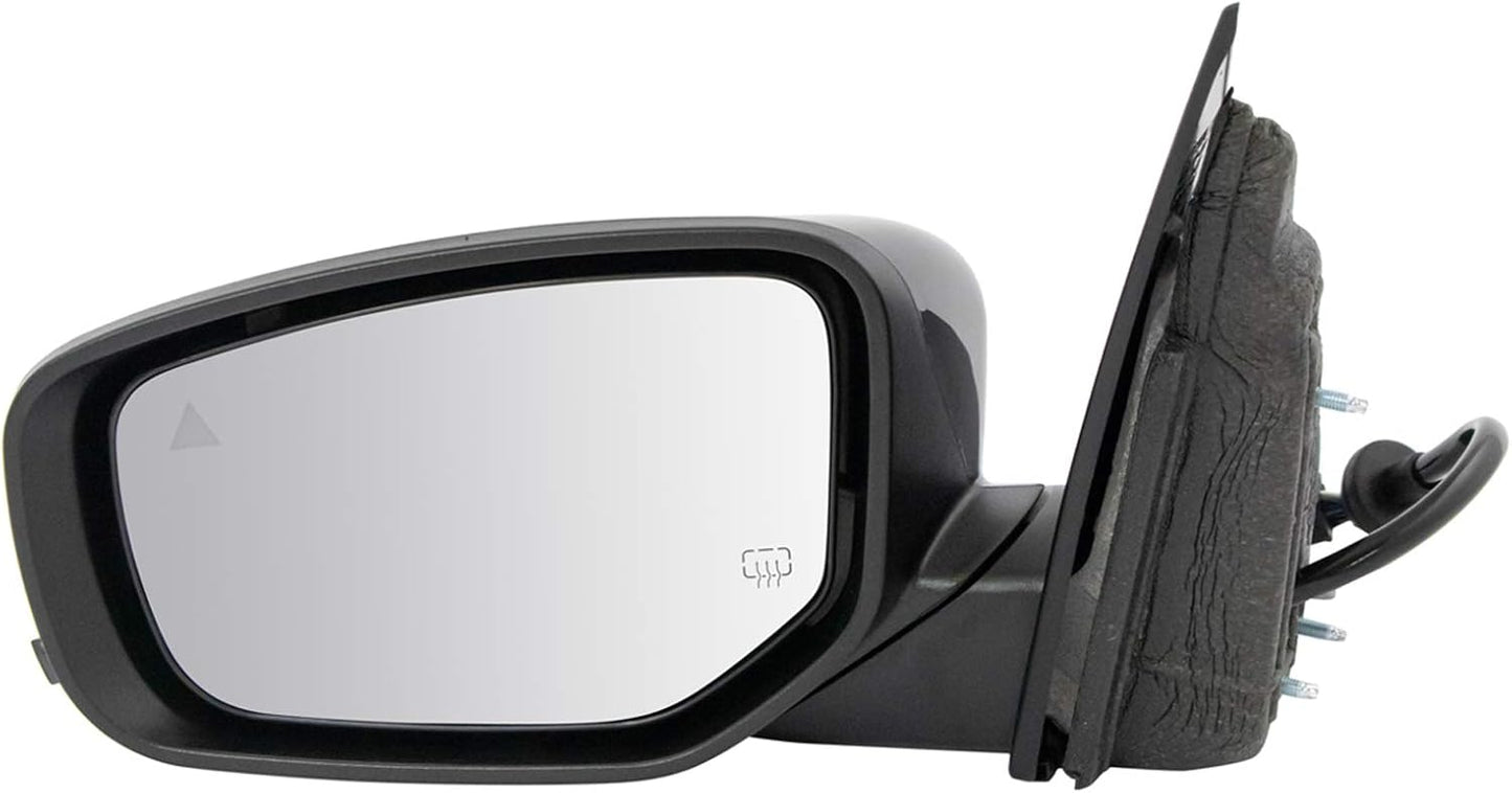 TRQ Left Mirror Power with Heat and Turn Signal for Dodge Dart