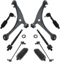 TRQ Front Steering & Suspension Kit Control Arm with Ball Joint - Fits