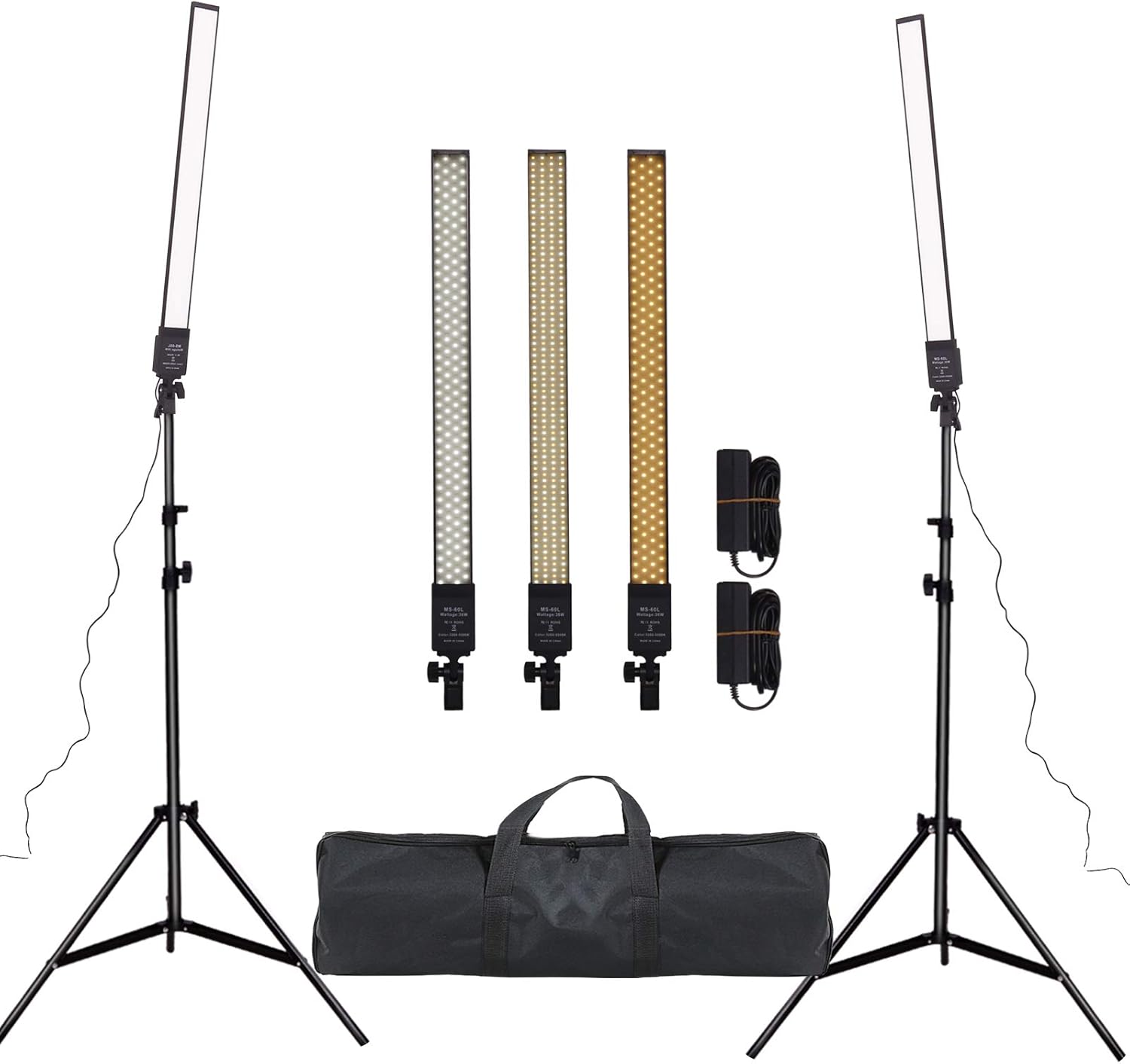 36W Dimmable LED Photography Light Kit for Studio Shooting