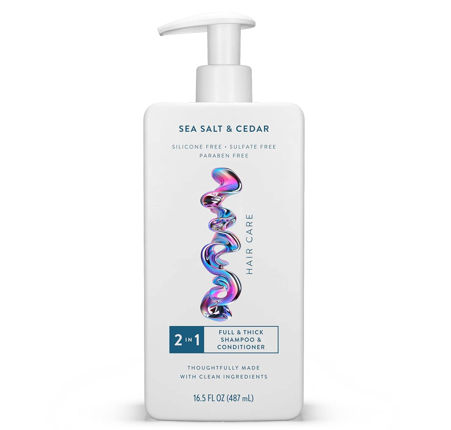 Full & Thick Hair 2-in-1 - Sea Salt & Cedar - 16.5oz