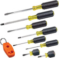 Klein Tools 85148 Screwdriver Set with Magnetizer - Durable 9-Piece