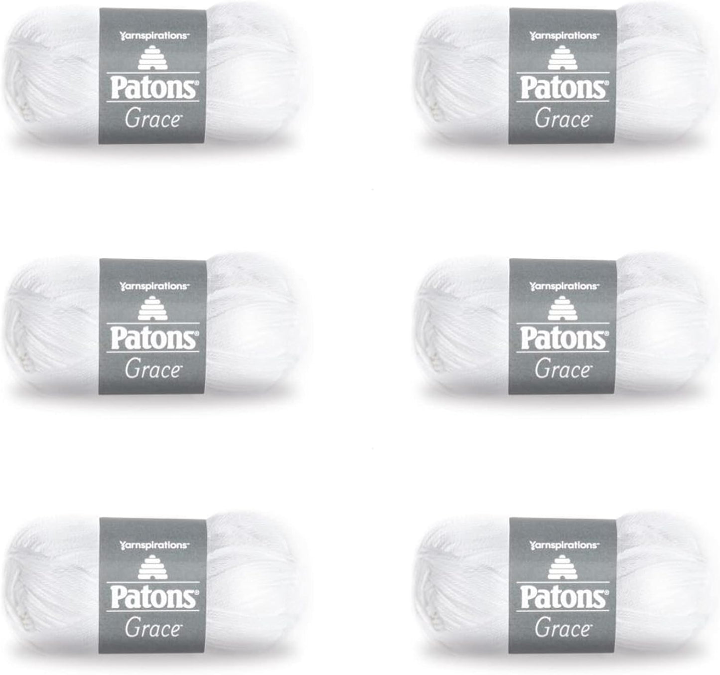 Patons Grace Snow Yarn - Perfect for Summer Knitting and Crochet