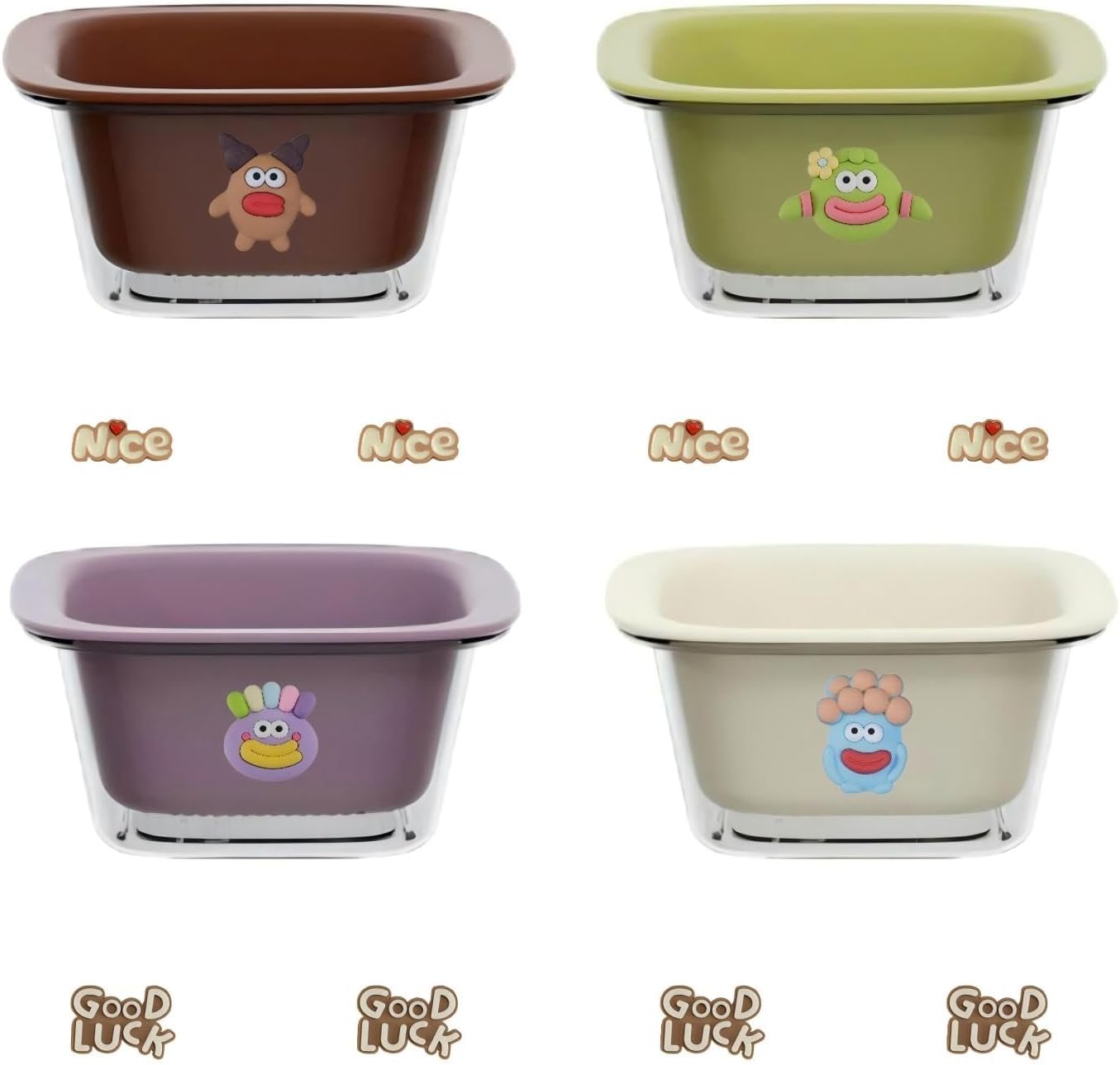 HyChill 4-Piece Double Layer Colander Set - Perfect Fruit & Veg Wash!