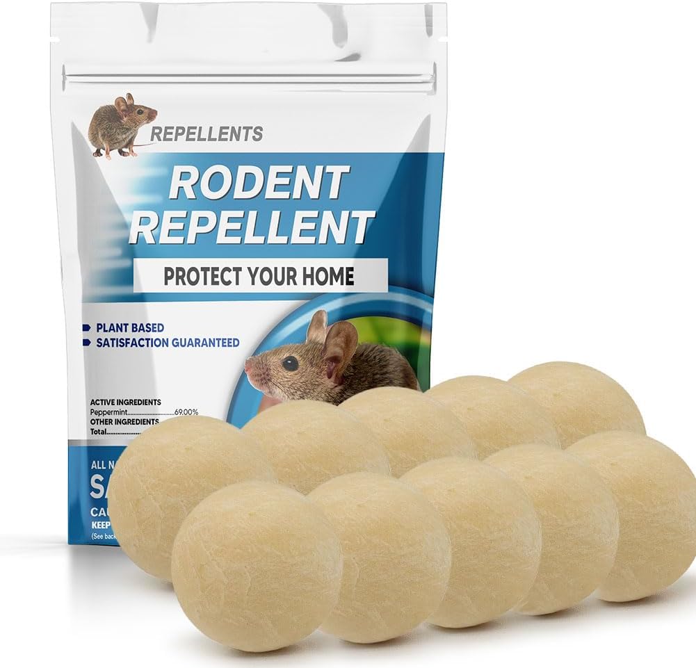 Peppermint Rodent Repellent - Powerful Mouse & Rat Deterrent