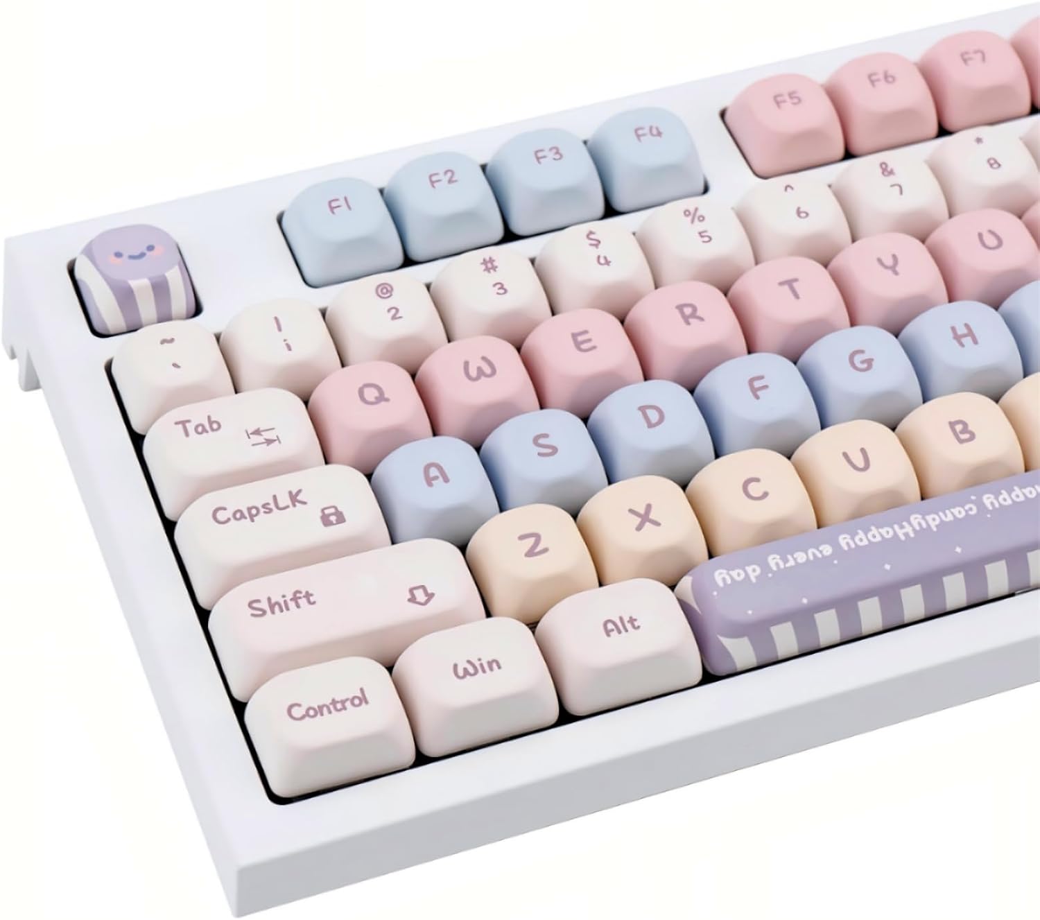 Candy Color PBT Keycaps Set for Custom Mechanical Keyboards