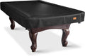 8FT Black Leatherette Billiard Pool Table Cover - Tearproof Protection
