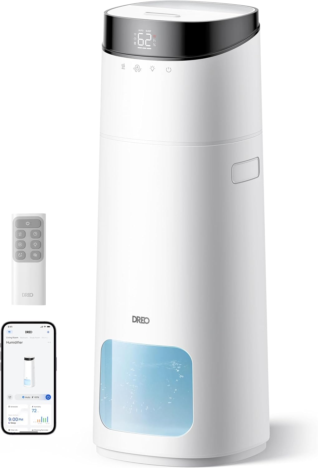 Dreo 16L Smart Humidifier for Large Rooms with Remote Control