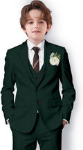 Slim Fit Boys Suit with Coordinated Bow Tie - Formal Teen & Toddler