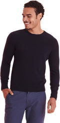 Mens The Original Cashmere Crewneck Sweater - Classic Versatile Fit up