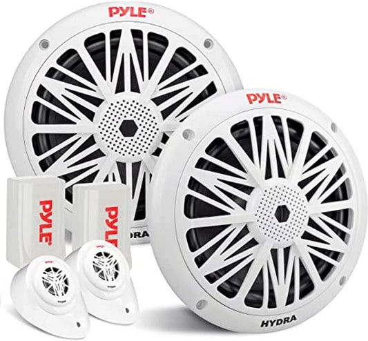 Pyle 200 Watt Marine Speaker System for Outdoor Audio Needs