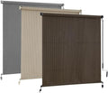Outdoor Roller Shades Cordless Patio Blinds 48in x 96in - UV Blocker