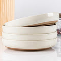 AmorArc 8.75 in Large Ceramic Pasta Bowls Set of 4 - Handpainted