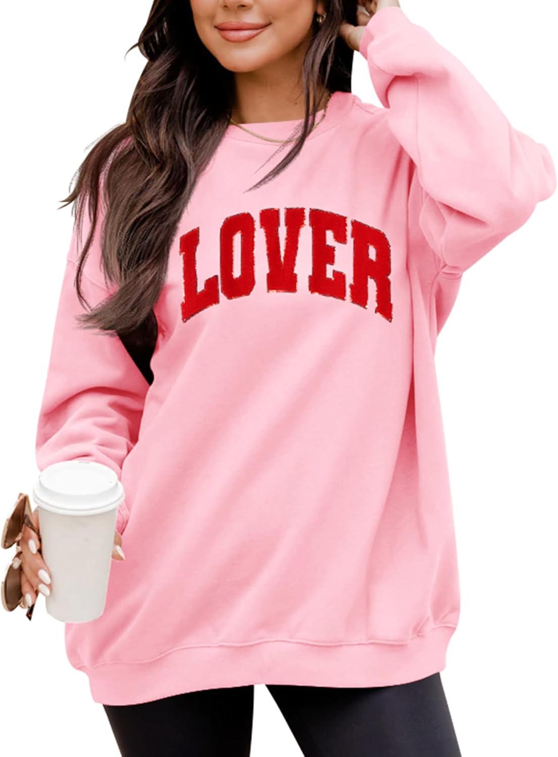 LETSEE Lover Letter Crewneck Sweatshirt