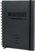 Hardcover Fitness Journal Workout Planner A5 - Track Progress Fast