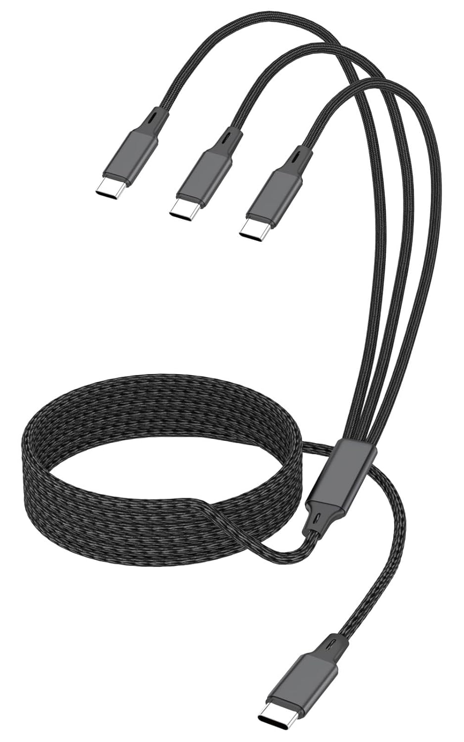 Fast Charging 3-in-1 Cable for iPhone, Samsung, Pixel - Wosixima