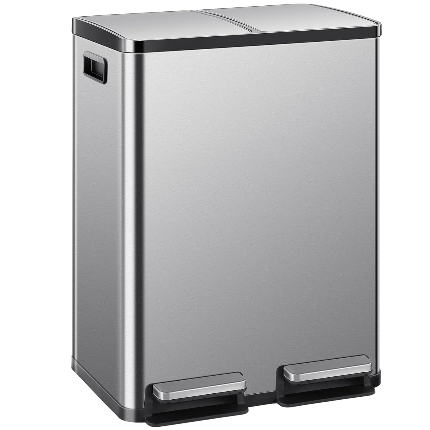 Elevon Kitchen Trash Can with Lid: Stylish 16 Gallon Waste Bin