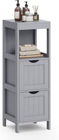 VASAGLE Storage Cabinet 35 in - Slim Corner Organizer for Small Spaces