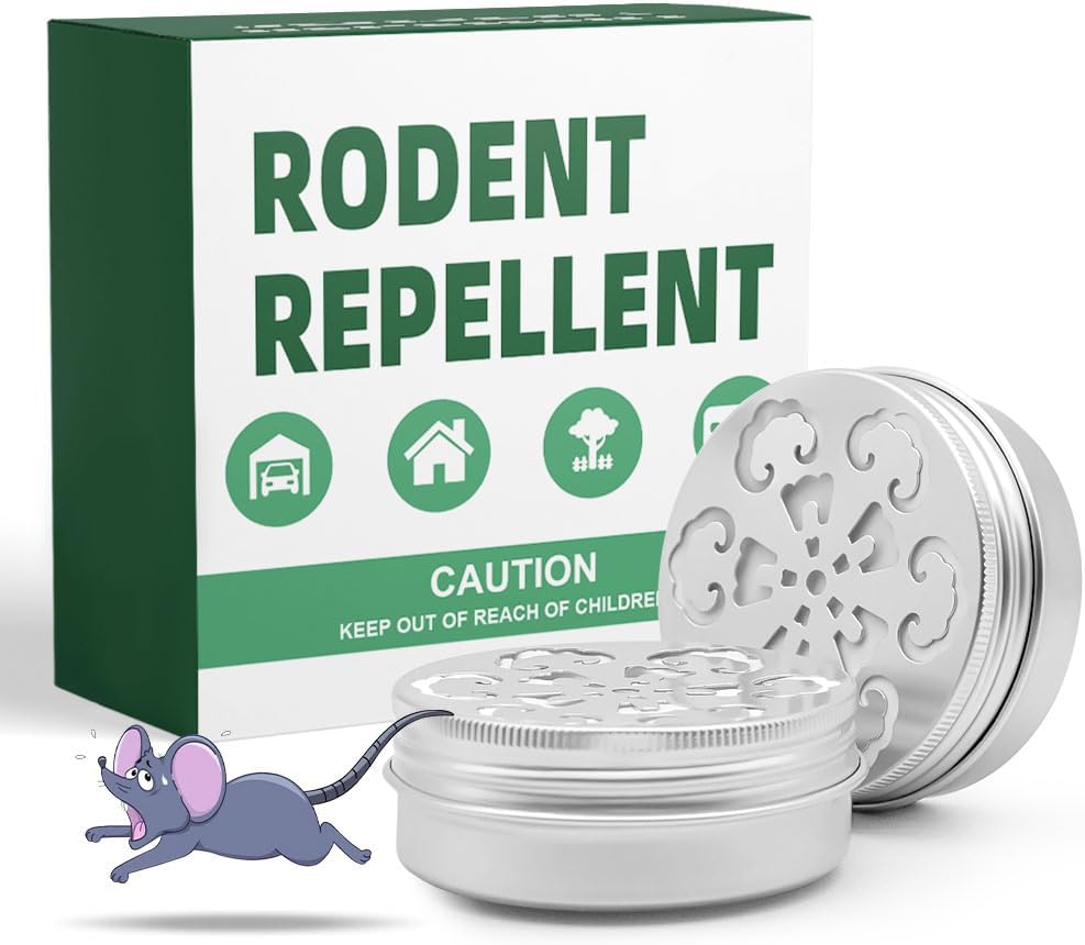 Peppermint Car Rodent Repellent Duo