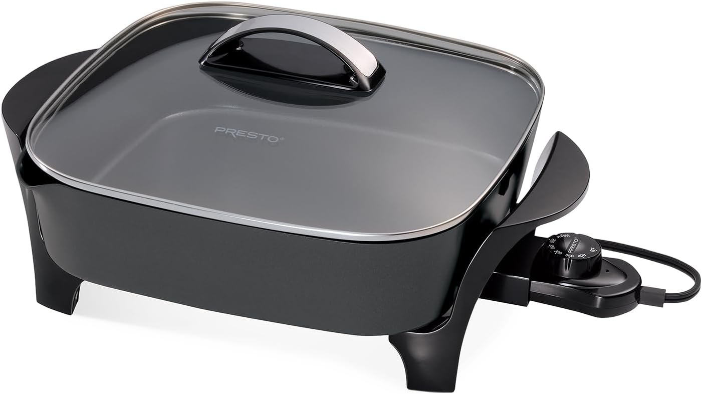 Versatile Presto Electric Skillet for Easy Cooking and Cleanup