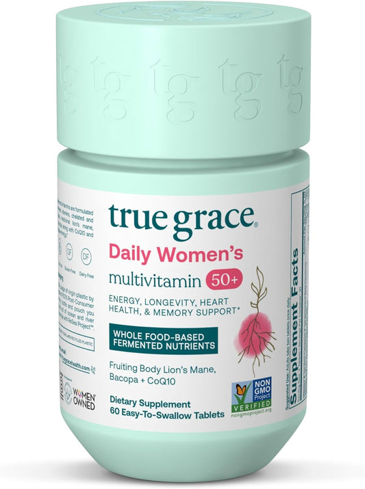 True Grace Daily Womens Multivitamin 50+ for Optimal Health