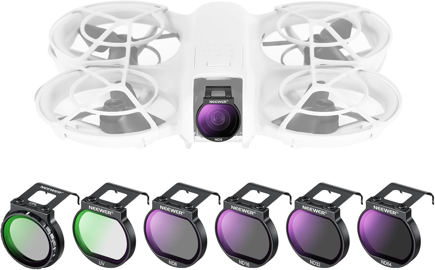 Neewer ND Filter Set for DJI NEO Drone - 6 Pack Essential Kit