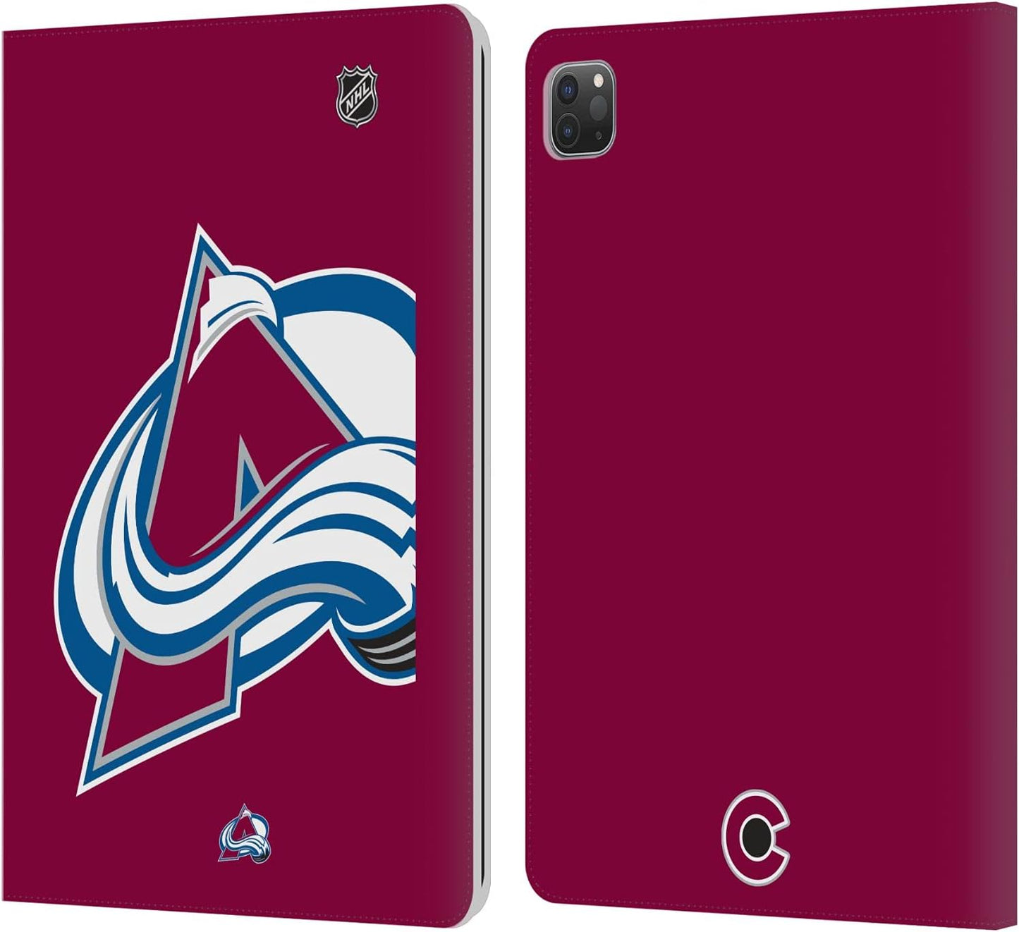 NHL Colorado Avalanche Leather Wallet Case for iPad Pro 11 2020/2021