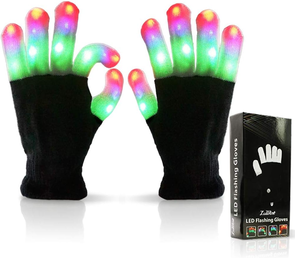Luwint LED Gloves for Fun: 6 Flash Modes - Perfect Teen Gift