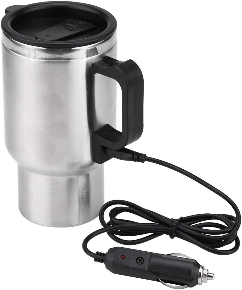 Camrusic 12V Car Heating Mug - Stay Cozy On-the-Go!